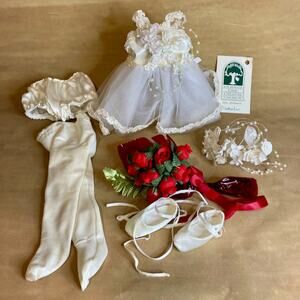 Vintage 90s Robin Woods/Pittsburgh Originals 14" Natasha Ballerina OUTFIT ONLY